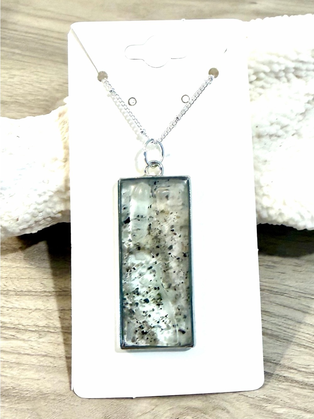 2. Multi colored sea glass pendant necklace